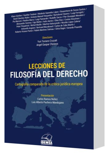 LECCIONES DE FILOSOFÍA DEL DERECHO cartografía comparada de la crítica jurídica europea